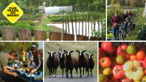 Projets d'agriculture durable à vélo